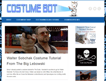 Tablet Screenshot of costumebot.com
